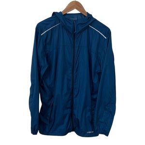 Men’s Lands’ End Full Zip Jacket Small 34-36 Blue